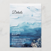 Umschließungskarte für rustikale Hochzeiten Begleitkarte (Vorderseite)