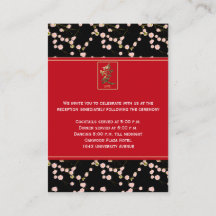 Umschließungskarte für Schwarze und Rote Kirsche