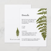 Umschließungskarte für Waldflächen Begleitkarte (Vorne/Hinten)