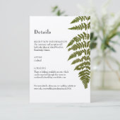 Umschließungskarte für Waldflächen Begleitkarte (Stehend Vorderseite)