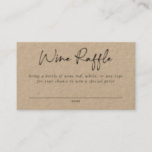 Umschließungskarte für Wein