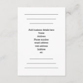 Umschließungskarte - QR Code Google Business Revie Begleitkarte (Rückseite)