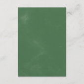 Umschließungskarte "Wild Tropical Palm" Begleitkarte (Rückseite)