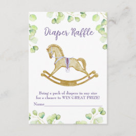 Umschließungskarte Windelwanne für Babydusche Begleitkarte