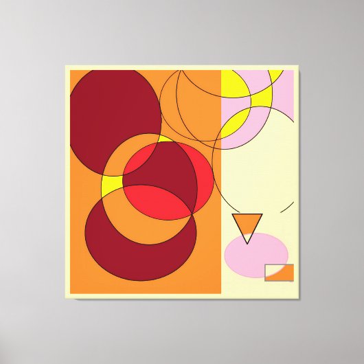 Umschlossene Null Leinwanddruck (Vorderseite)