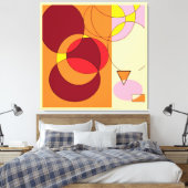 Umschlossene Null Leinwanddruck (Insitu (Schlafzimmer))