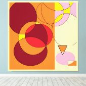 Umschlossene Null Leinwanddruck (Insitu (Holzboden))