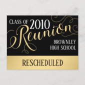 Umschulung von Klassen oder Wiedersehen Postkarte (Vorderseite)