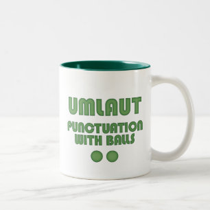 Umseeball (grün) zweifarbige tasse