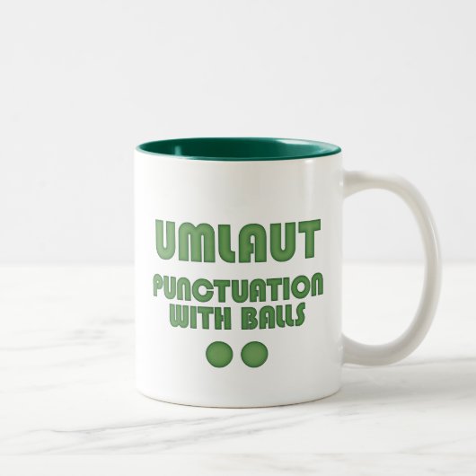 Umseeball (grün) zweifarbige tasse (Rechts)