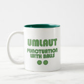 Umseeball (grün) zweifarbige tasse (Links)