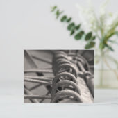 Umsetzung alter landwirtschaftlicher Betriebe Postkarte (Stehend Vorderseite)