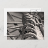 Umsetzung alter landwirtschaftlicher Betriebe Postkarte (Vorne/Hinten)