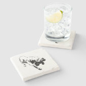 Umsetzung Steinuntersetzer (Seitenansicht)