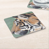 Umsichtig TIGER Geschenk Set von Untersetzer Wasse (angewinkelt)