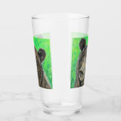 Umsichtige Braunbärenmalerei Glas (Rechts)