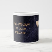 Umsichtige Erinnerung mit einem herzförmigen Mondj Jumbo-Tasse (Vorderseite)