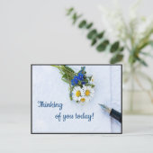 Umsichtige Erinnerung Postkarte (Stehend Vorderseite)