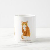 Umsichtige Ginger Cat Tasse (Mittel)