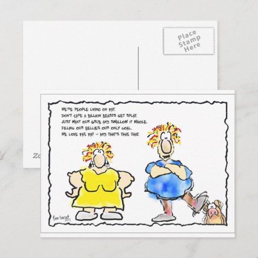 Umsichtige Karte (Vorne/Hinten)