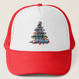 Umsichtige Weihnachtslehrerin Geschenk, Pen Xmas T Truckerkappe
