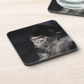 Umsichtiger Gorilla Getränkeuntersetzer (Linke Seite)