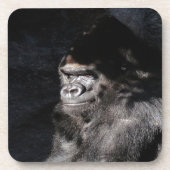 Umsichtiger Gorilla Getränkeuntersetzer (Vorderseite)