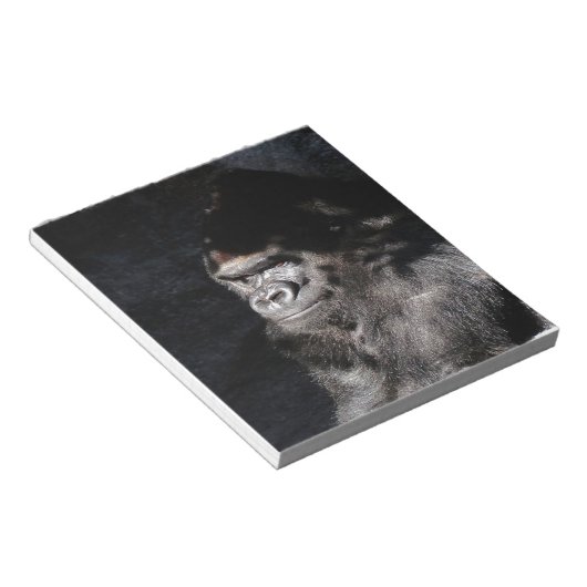 Umsichtiger Gorilla Notizblock (angewinkelt)