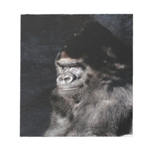 Umsichtiger Gorilla Notizblock