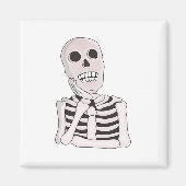 Umsichtiger Schädel Magnet (Vorne)