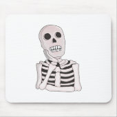 Umsichtiger Schädel Mousepad (Vorne)