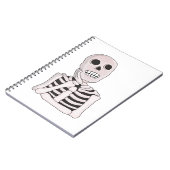 Umsichtiger Schädel Notizblock (Linke Seite)