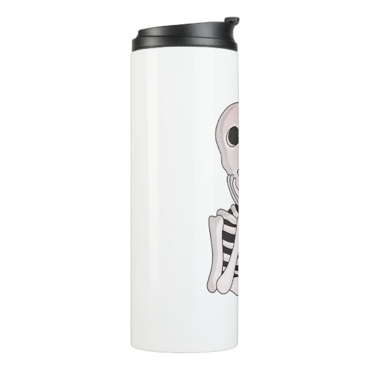 Umsichtiger Schädel Thermosbecher (Nach links gedreht)