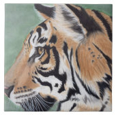 Umsichtiger Tiger Wall Tile Table Trivet Fliese (Vorderseite)