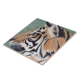 Umsichtiger Tiger Wall Tile Table Trivet Fliese