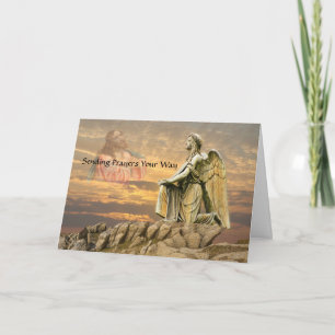 Umsichtiges religiöses Design, das Gebete schickt Karte