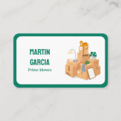 Umsiedlung Visitenkarte (Vorderseite)