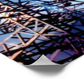 Umspannstation für elektrische Power Poster (Ecke)