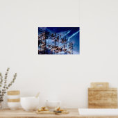 Umspannstation für elektrische Power Poster (Küche)