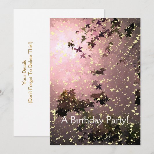 UMSTÄNDE EINLADUNG (Vorne/Hinten)