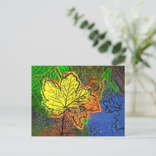 UMSTÄNDE POSTKARTE (Stehend Vorderseite)