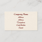 UMSTÄNDE VISITENKARTE (Rückseite)