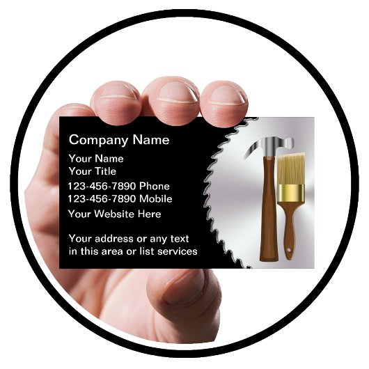 Umstecken der Visitenkarte