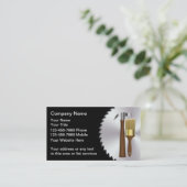 Umstecken der Visitenkarte (Stehend Vorderseite)