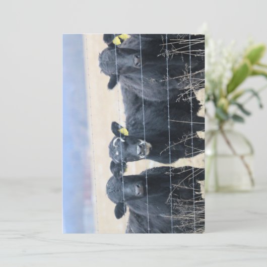 Umstehende Einladung (Stehend Vorderseite)