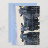 Umstehende Einladung (Vorne/Hinten)