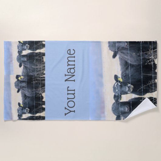 Umstehende Strandtuch (Vorderseite)