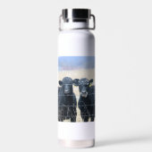 Umstehende Trinkflasche (Rückseite)