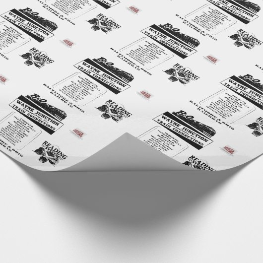 Umsteigen an der Anschlussstelle Geschenkpapier (Ecke)