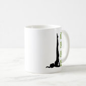 Umstellungs-Yoga-Pose-Geschenk Kaffeetasse (VorderseiteRechts)